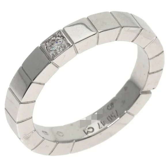 CARTIER 18k White Gold Diamond Lanier Ring - Picture 2 of 10